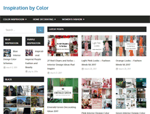 Tablet Screenshot of inspirationbycolor.com